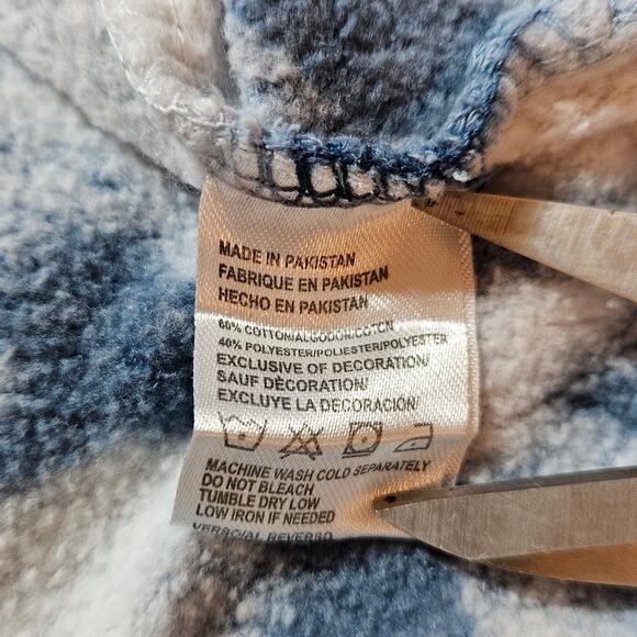 Great Smoky Mtns. Tennessee Girl's Sz M Blue‎ and White Tie Dye Sweatshirt - Picture 4 of 5